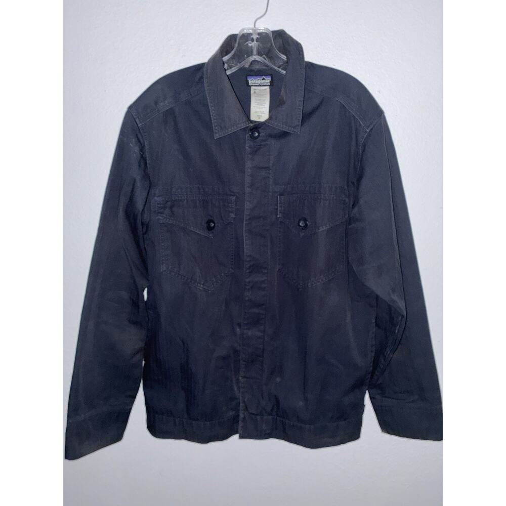 Patagonia Organic Cotton Men's M Work Shacket Jacket Shirt Button Up Pockets